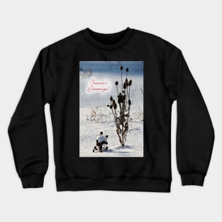 Winter Teasel. Crewneck Sweatshirt